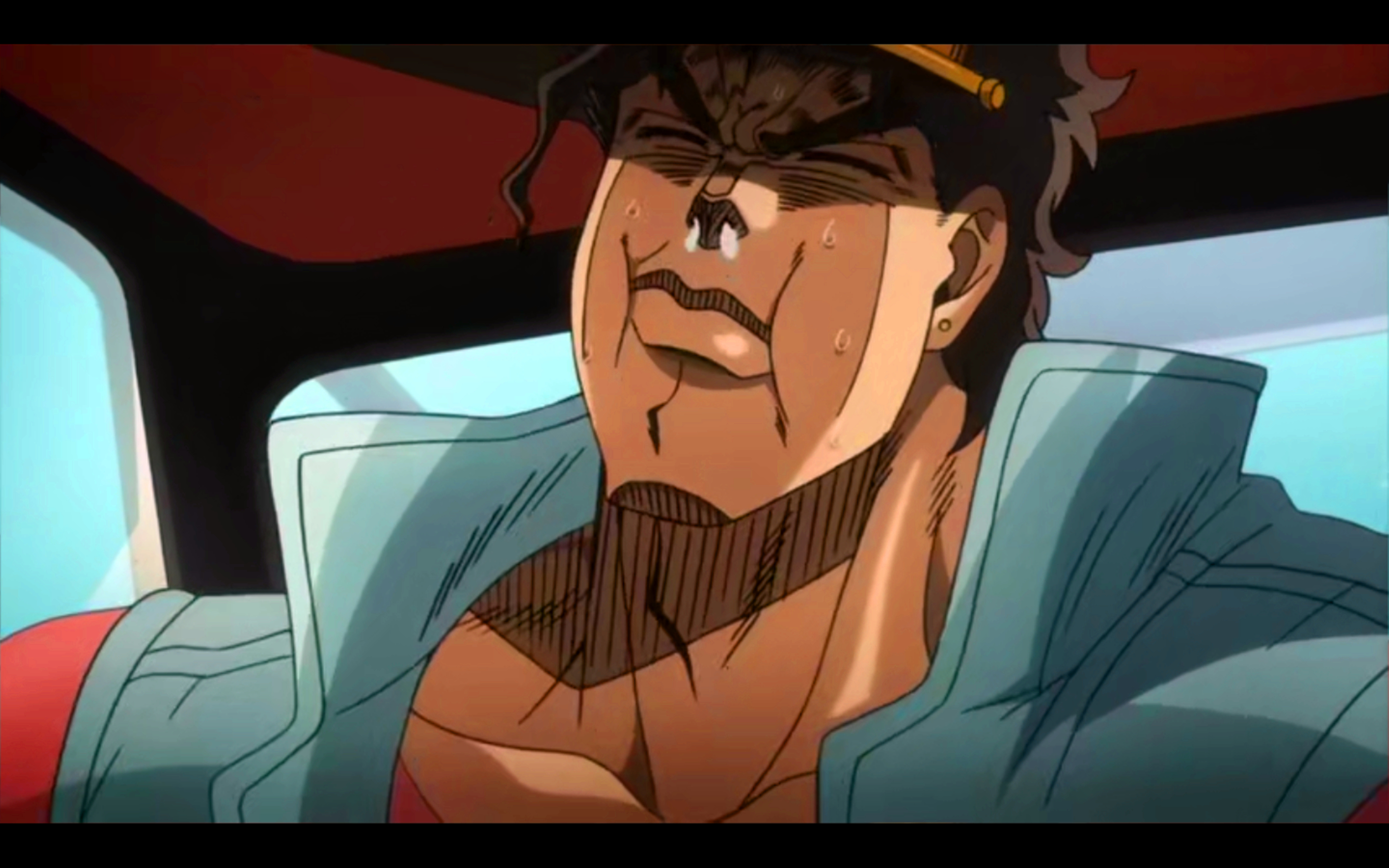 jojo的奇妙冒险:承太郎有三大爱好,抽烟,喝酒,烫……吃橘子