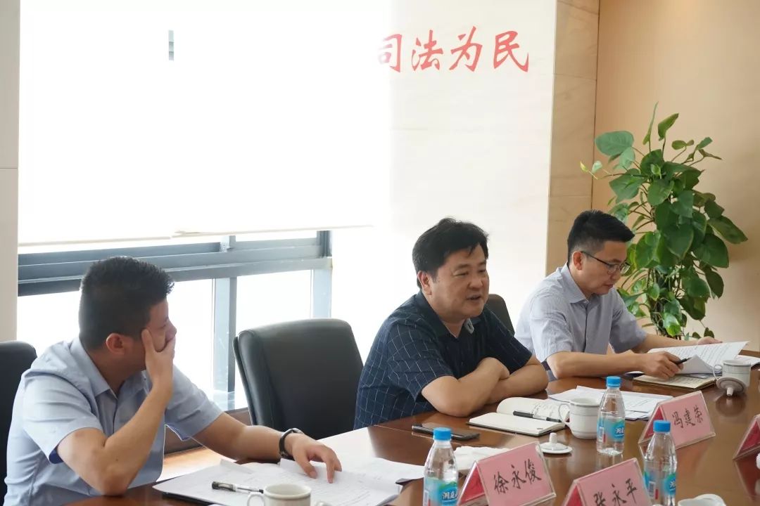 法院动态 | 区委常委,政法委冯建荣书记一行至我.