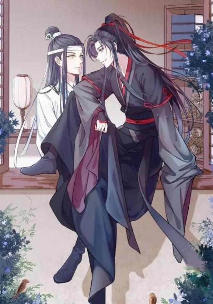 魔道祖师二次元古风壁纸,谁把年华相付,终还时光倾覆