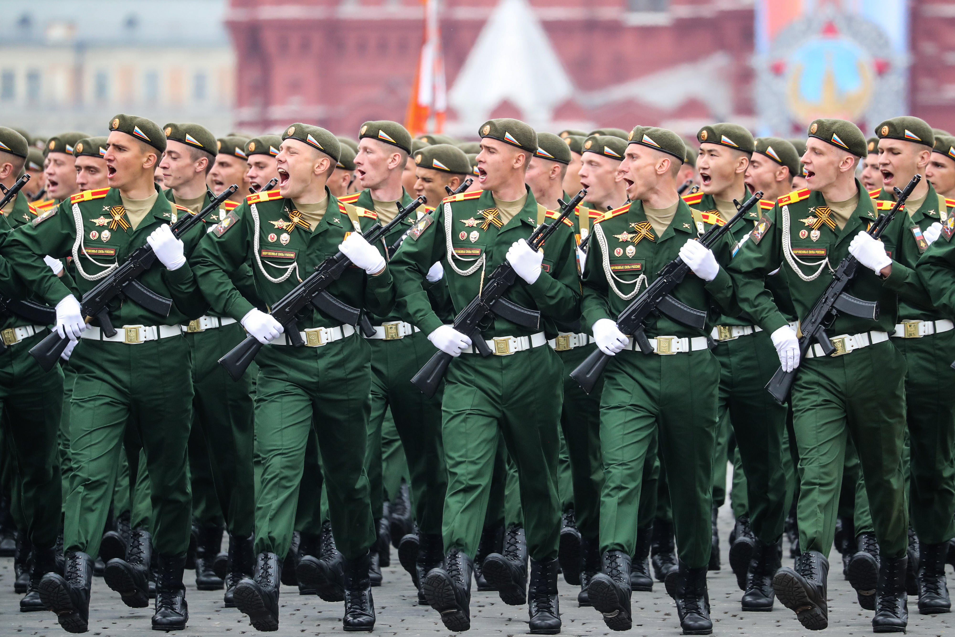 俄罗斯国庆阅兵图片
