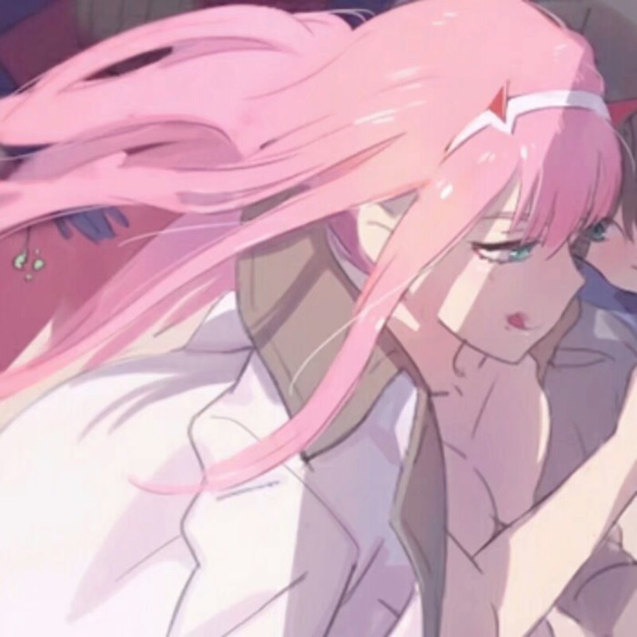 《darling in the franxx》动漫情侣头像,02和广,02和莓