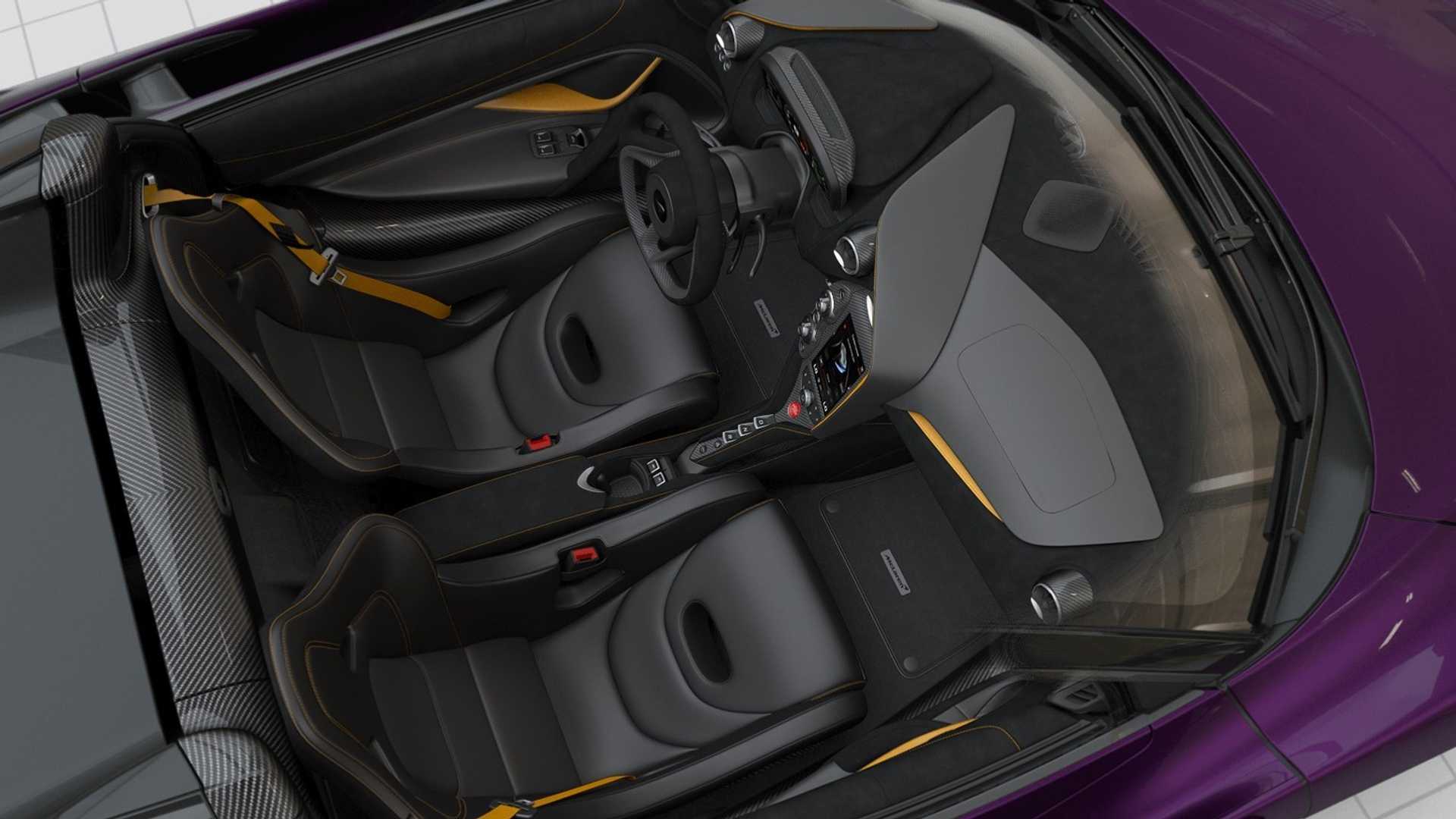 迈凯伦mclaren 720s spider,颜色超级的漂亮