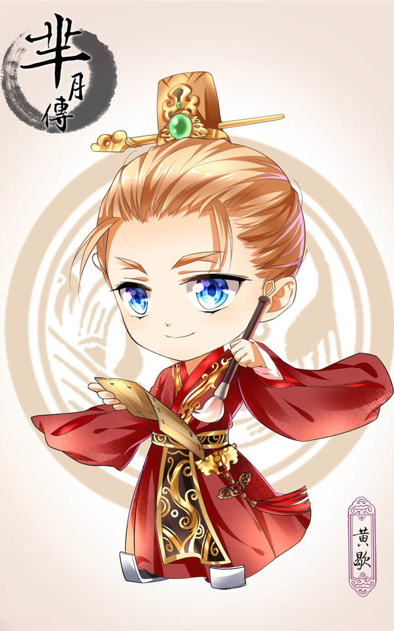 芈月传孙俪q版造型手机壁纸,分辨率800x1280