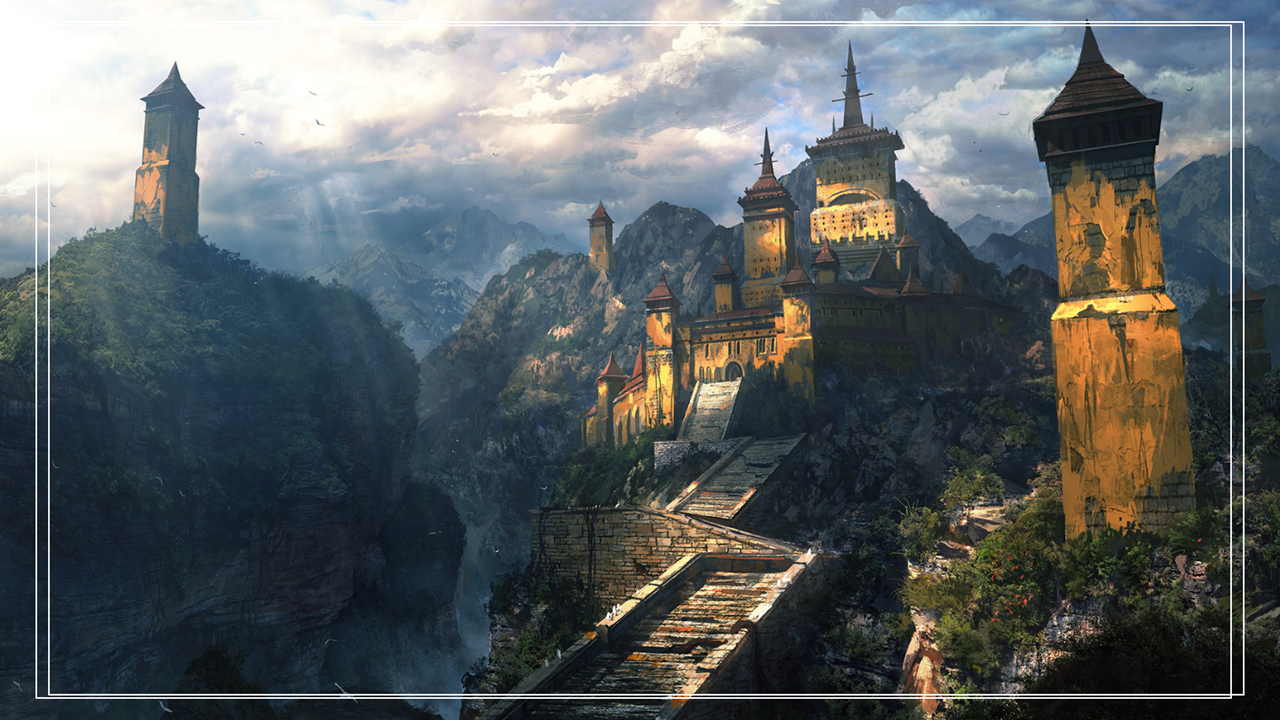 cg游戏里的城堡有多美?宛如仙境