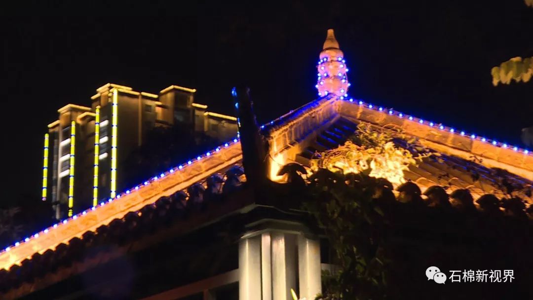 石棉:大渡河夜色正在悄悄"变美"