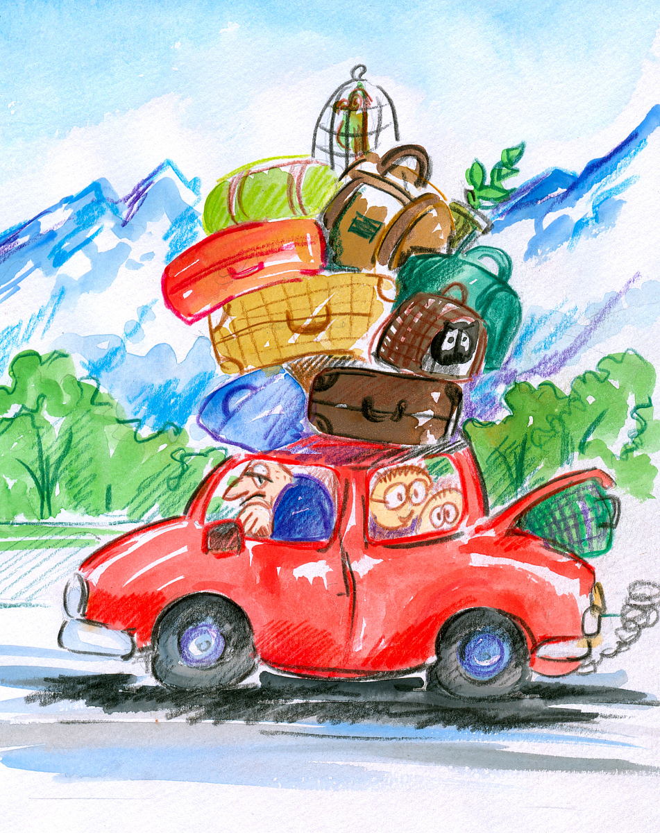 家庭都觉得旅行是奢侈品,但这一家三口却用实际行动打破投石车卡通