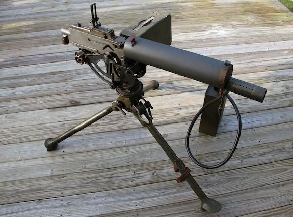 维克斯水冷机枪,在瓜岛战役中有出色的表现