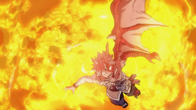 妖精的尾巴:火龙纳兹9种模式,最强的七炎龙,一拳打败了黑龙