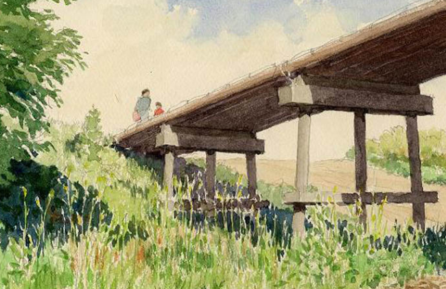 美图:水彩场景风景插画集分享