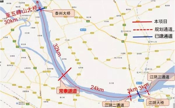 常泰过江通道采用"高速公路 城际铁路 普通公路"方式 高速公路按