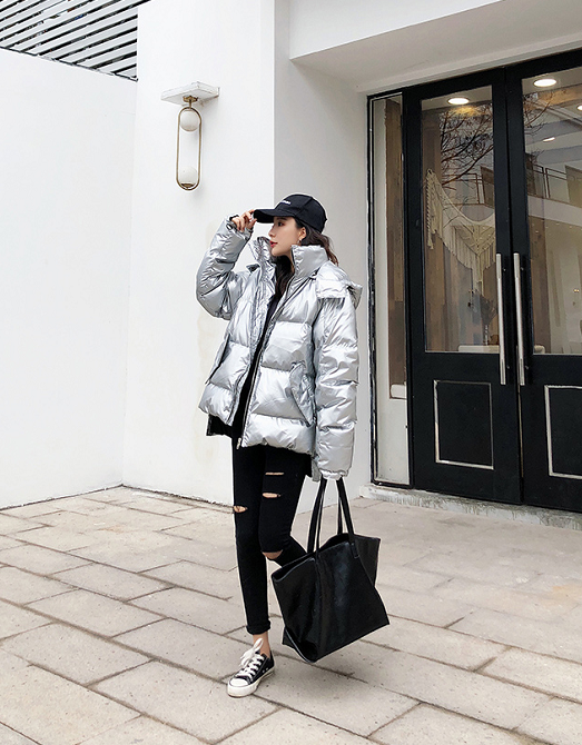 今年冬天你必须拥有的银色羽绒服~bulingbuling~你最闪耀