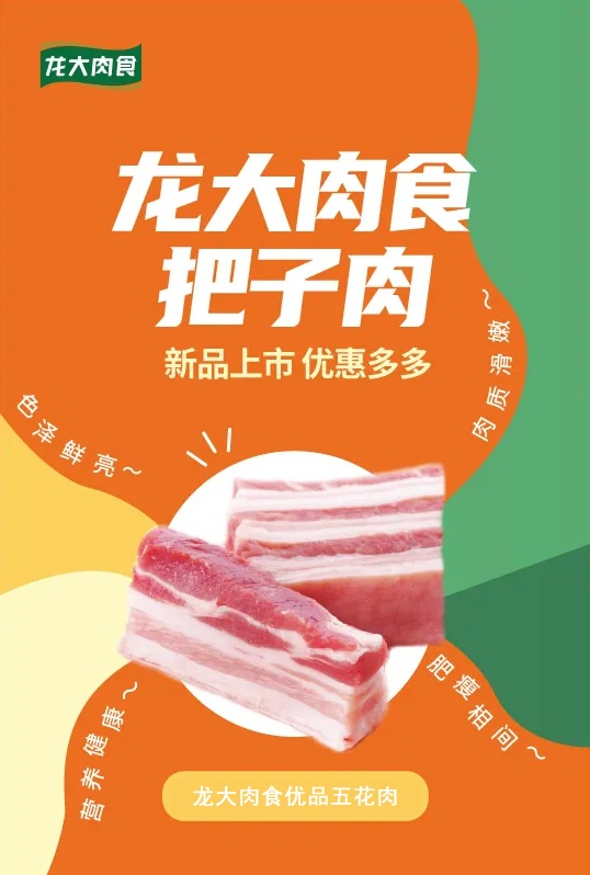 龙大肉食广告图片