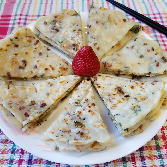 咸薄撑,外脆内软,咸香可口