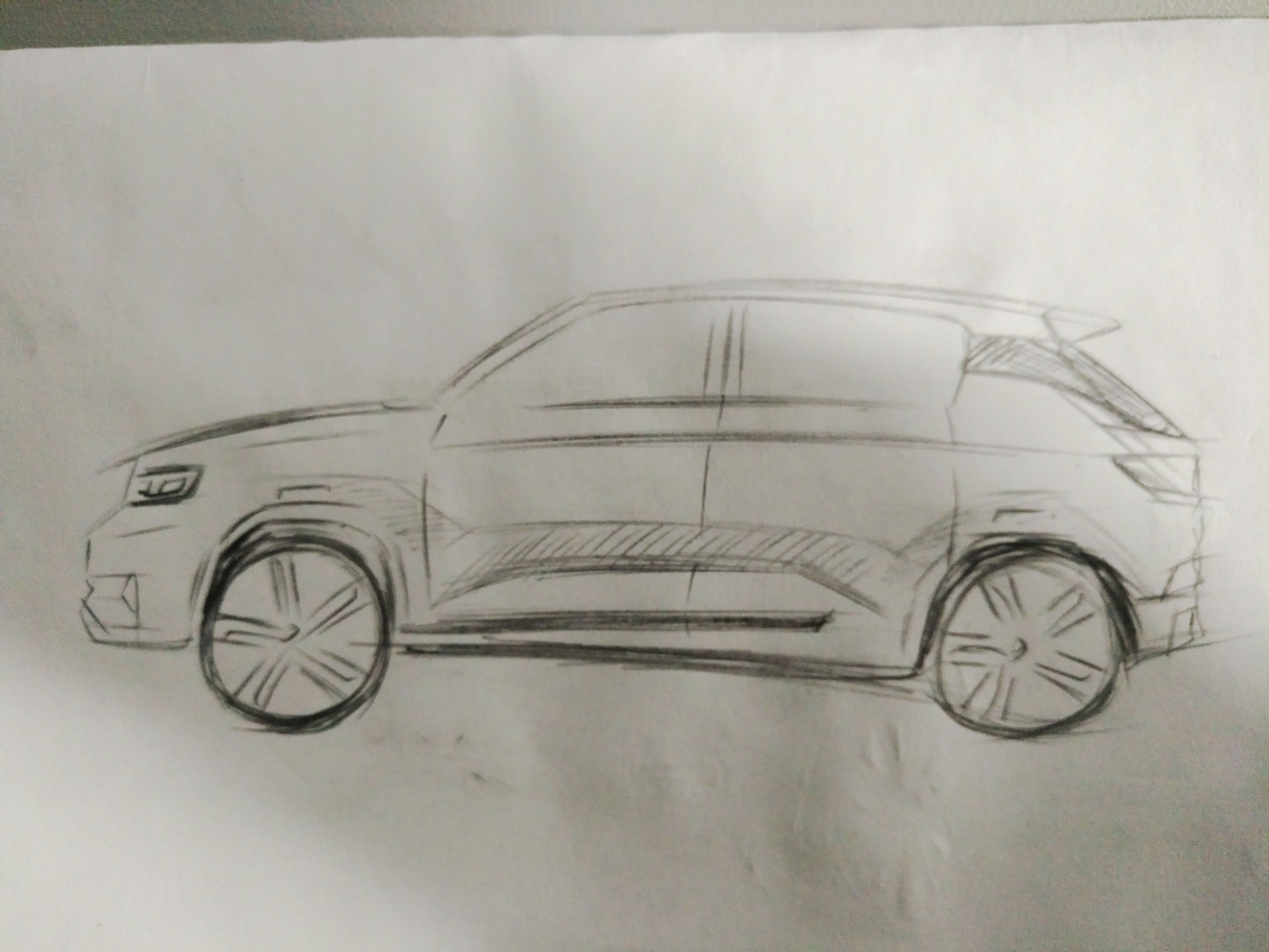 国产当自强!手绘长安cs35plus