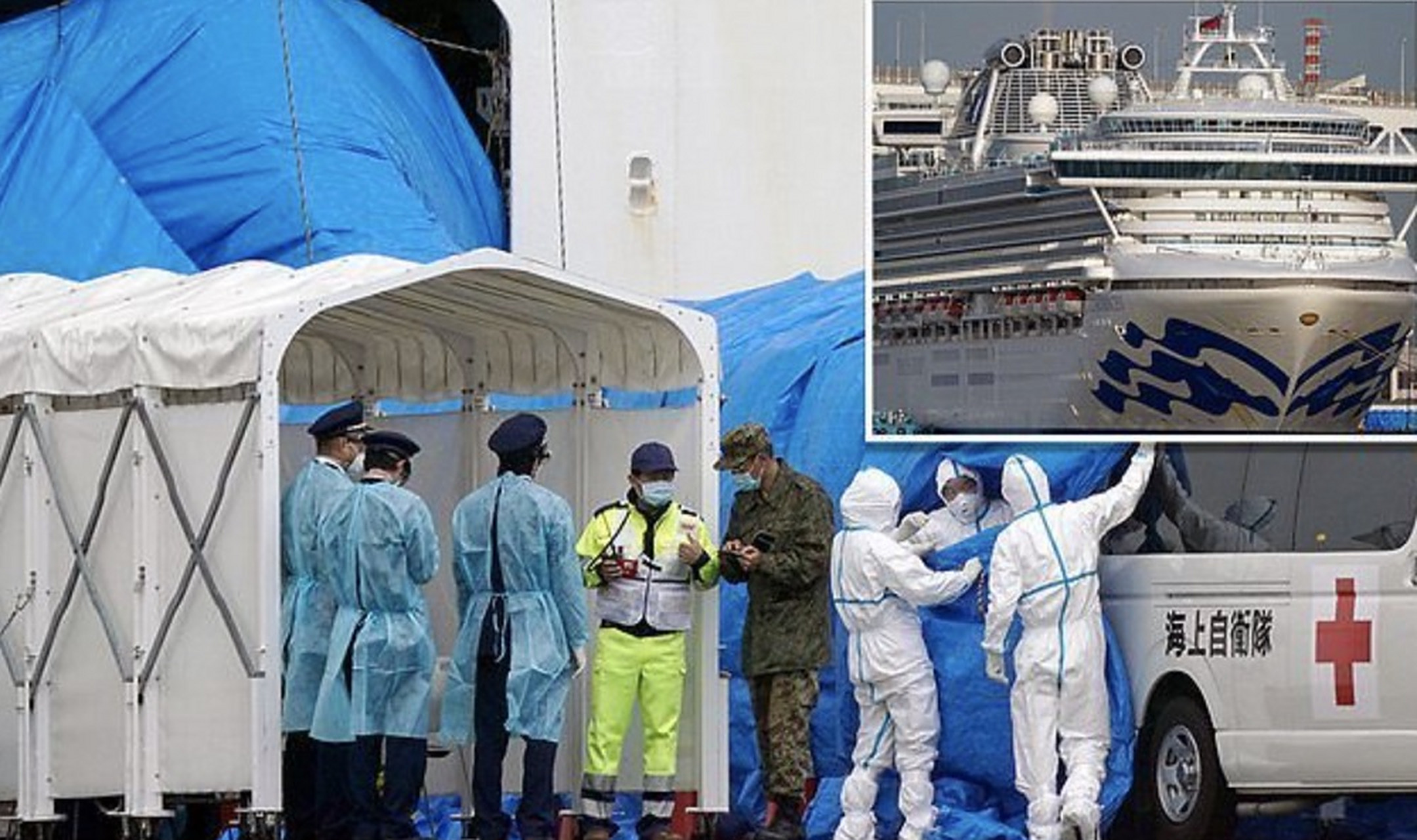 新冠肺炎# 日本钻石公主号游轮上,一名澳大利亚的男的被确认感染