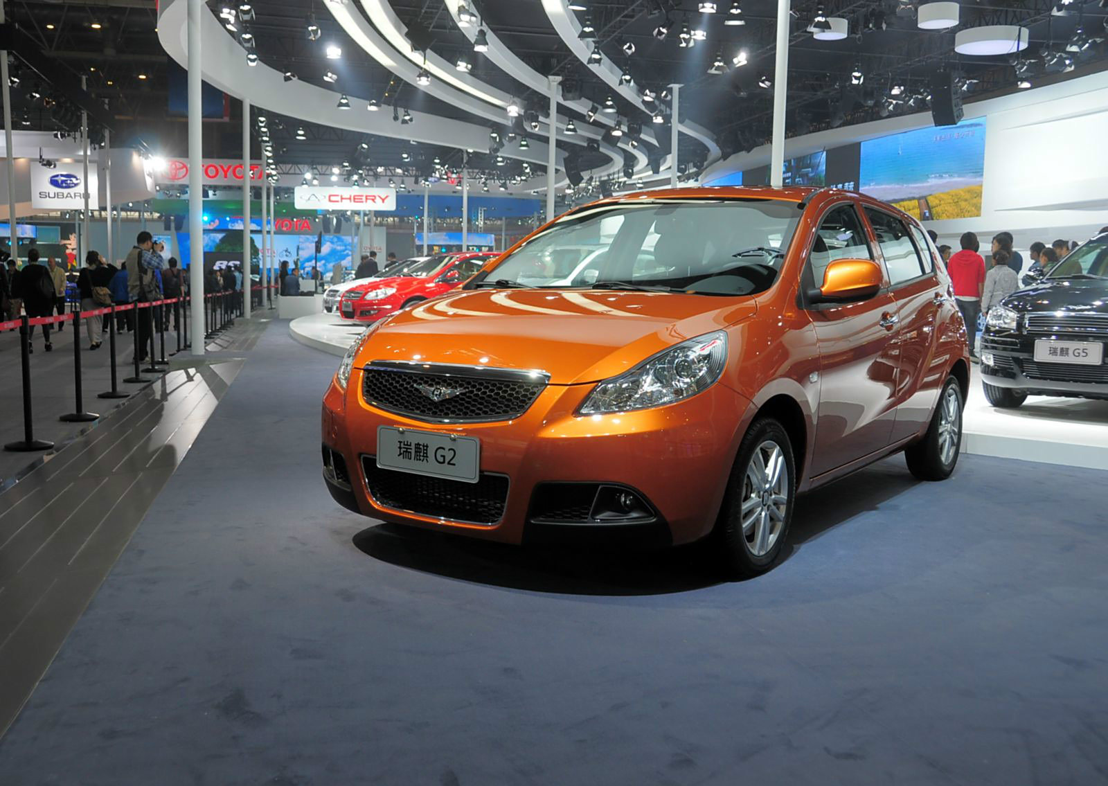 对奇瑞瑞麒g2外观和空间的品鉴