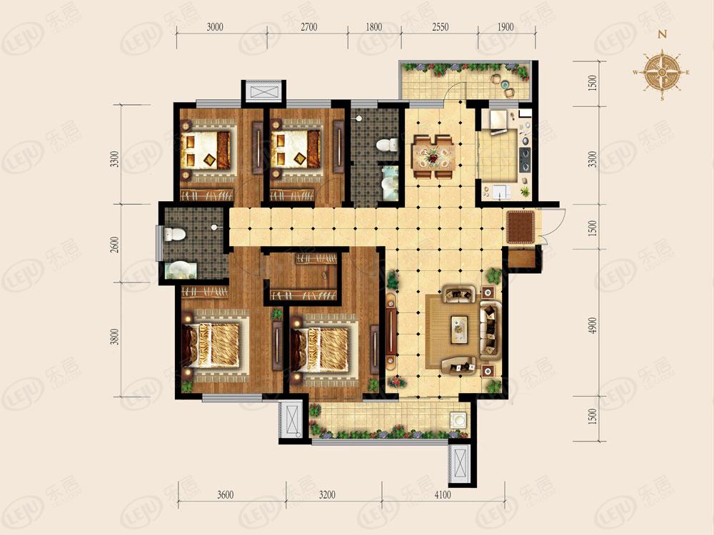 高远森林城二期霖语,在售户型区间88.77~157.9㎡.价格约16300元/㎡