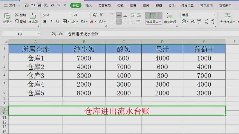 仓库台账也可以使用excel表格制作,简单易学的方法,教育,资格考试,好看视频