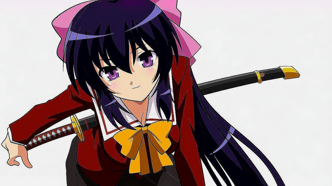 更衣小夜,出自《blood-c》. 转载自百家号作者:梦幻的追求者