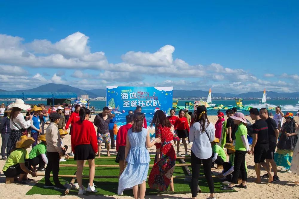 这个圣诞节,西岛景区开了一场超级火爆的海边狂欢派对!