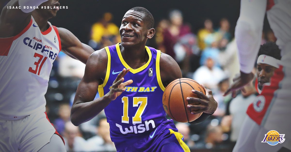 官方:湖人从发展联盟召回新秀伊萨克-邦加