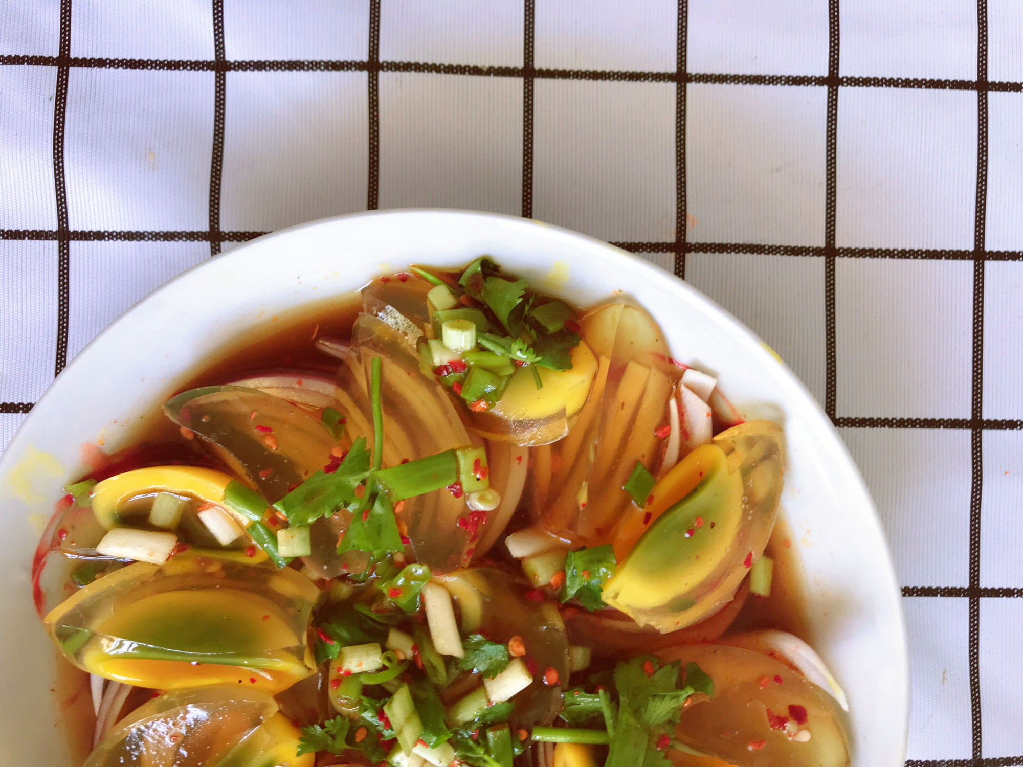 吃了30年的洋葱变蛋,才知道这个小秘方,这样做太好吃了