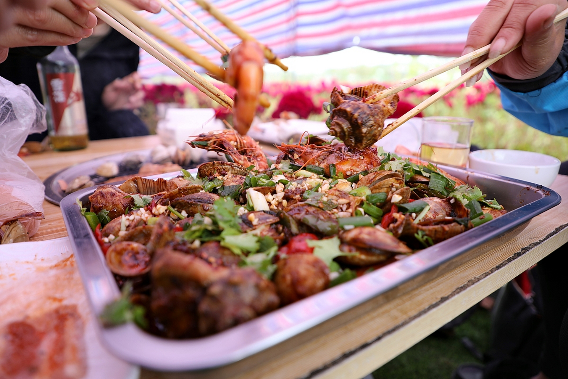 杠杠滴##美好辽宁欢迎您##振兴新突破辽宁杠杠滴# 丹东东港海鲜盛宴