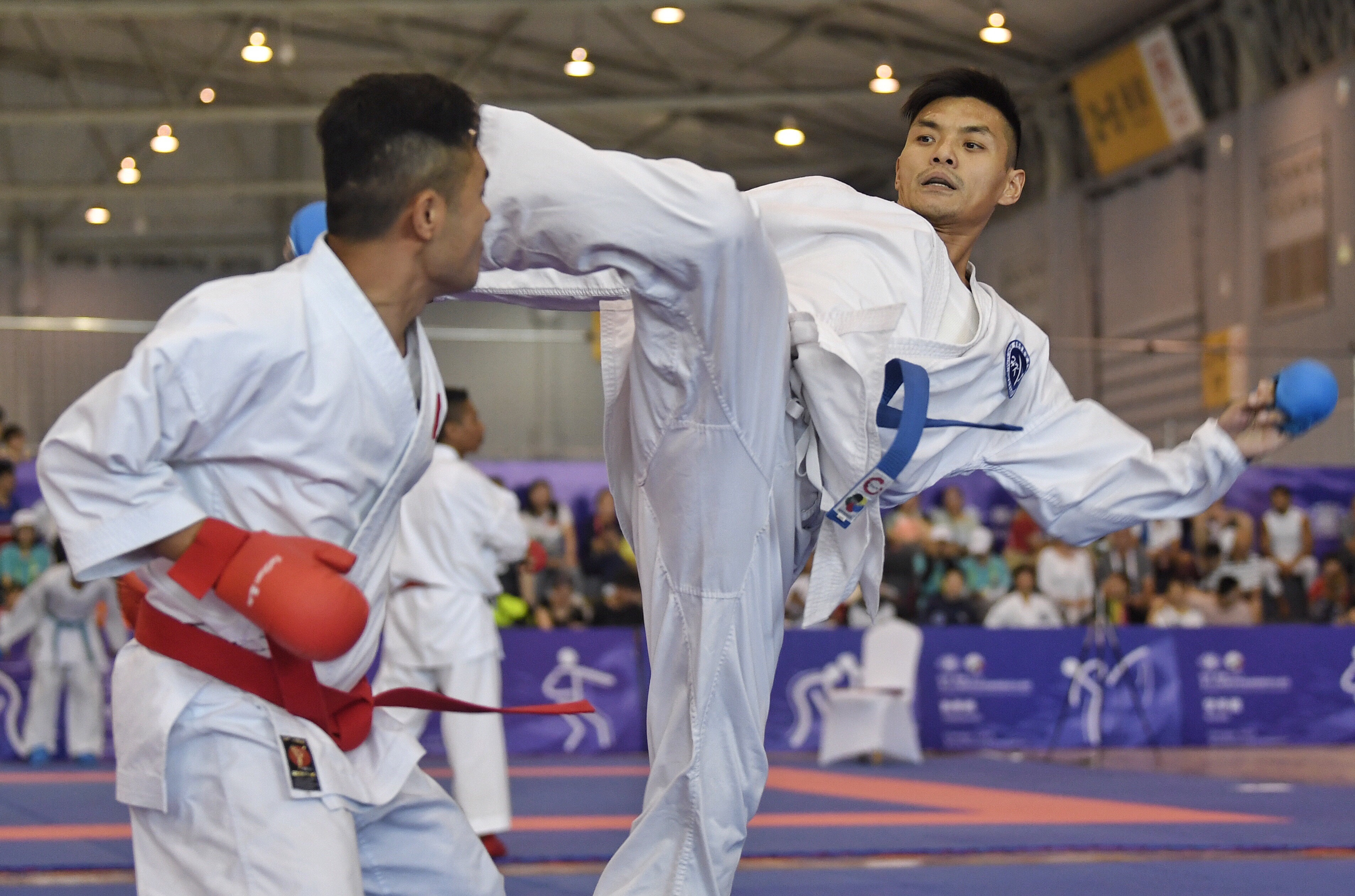 第十八届世警会空手道项目开赛(1)