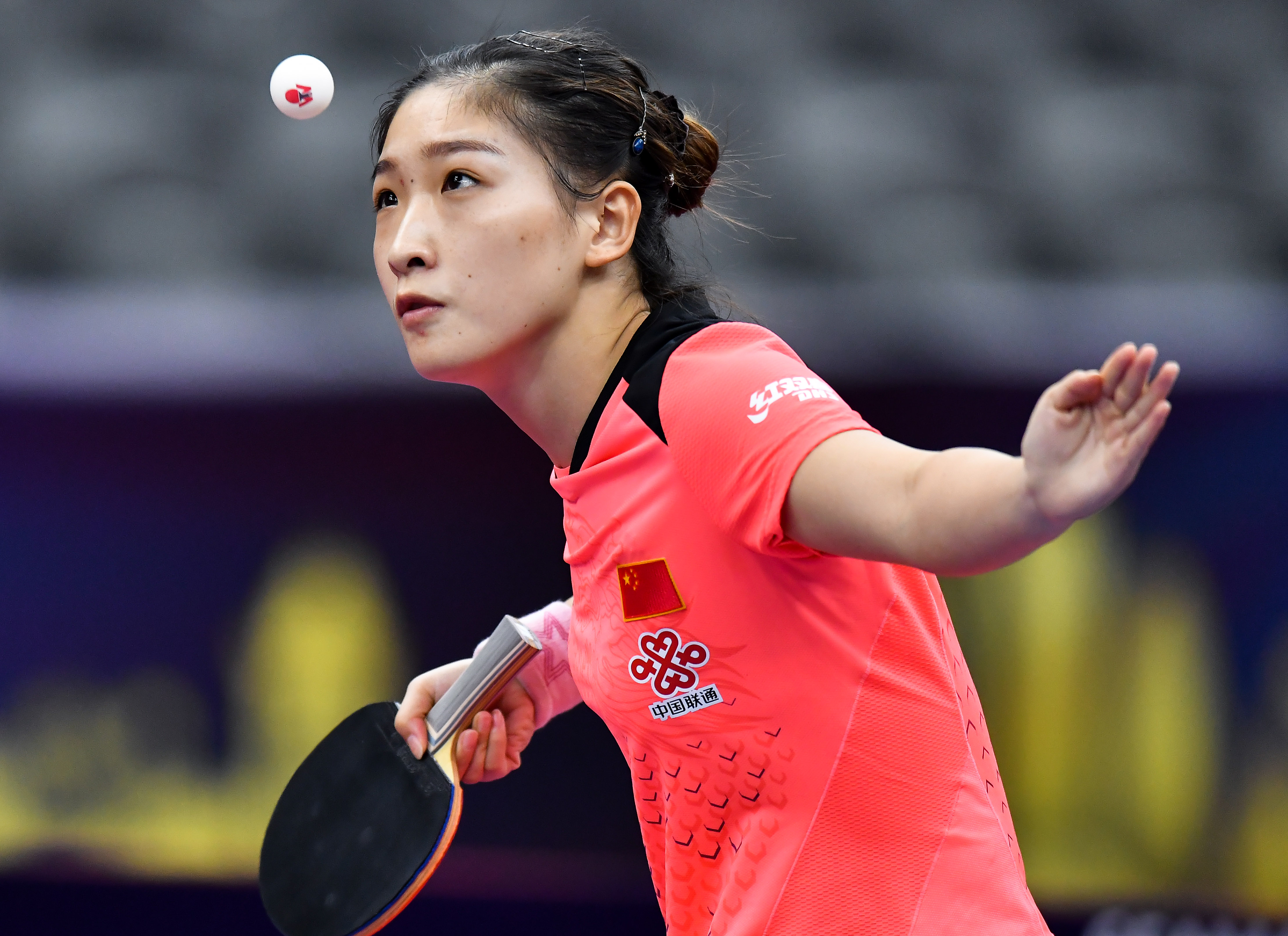 乒乓球——卡塔尔公开赛:刘诗雯胜朱雨玲(3)