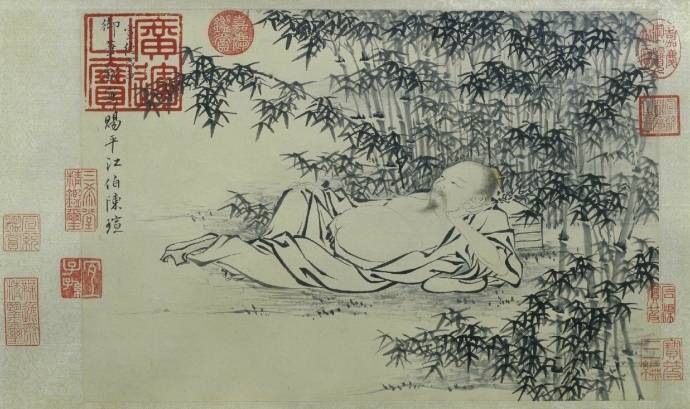 朱瞻基武侯高卧图欣赏