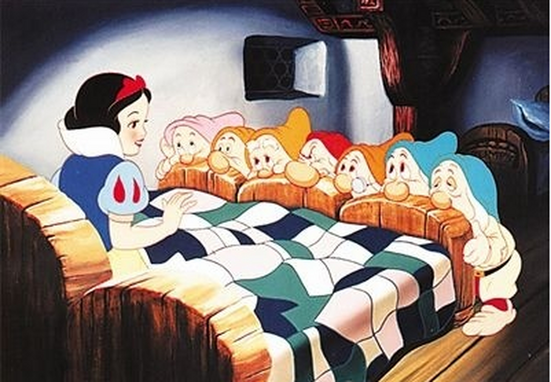 1937年1月13日,世界上第一部彩色动画片《白雪公主和七个矮人》问世