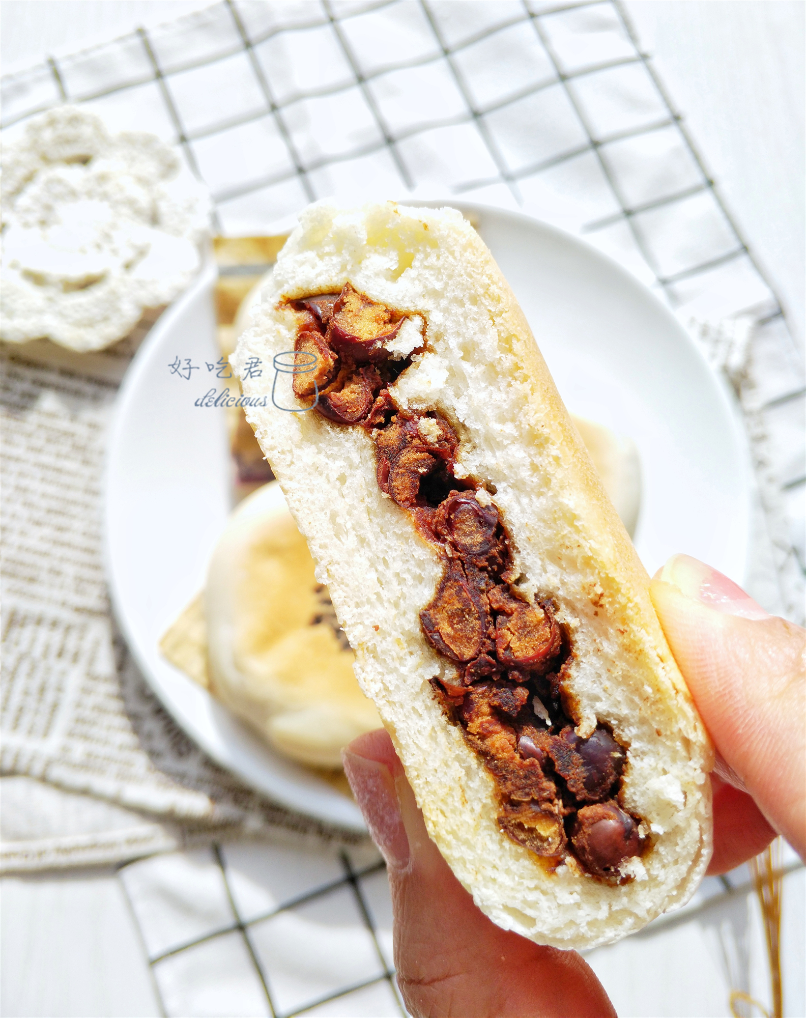 被称为"日本国民面包"的红豆包,我敢说这一配方,新手也能掌握