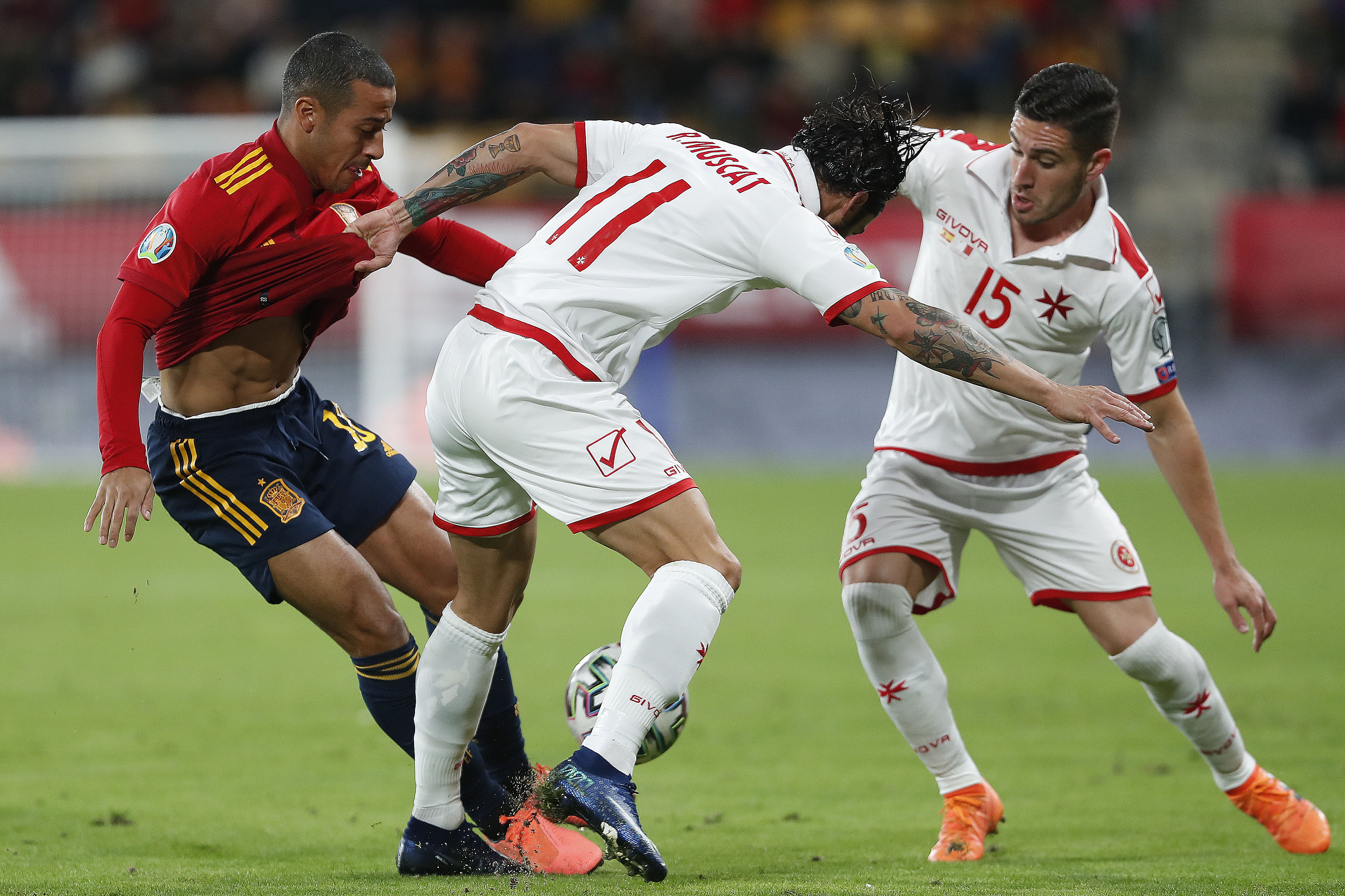 足球——欧预赛:西班牙胜马耳他