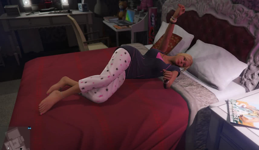 《gta5》中崔西睡觉时会发出什么声音?老麦前去一探究竟!