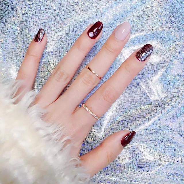 秋意满满的美甲款式,六大色系美甲样板欣赏!