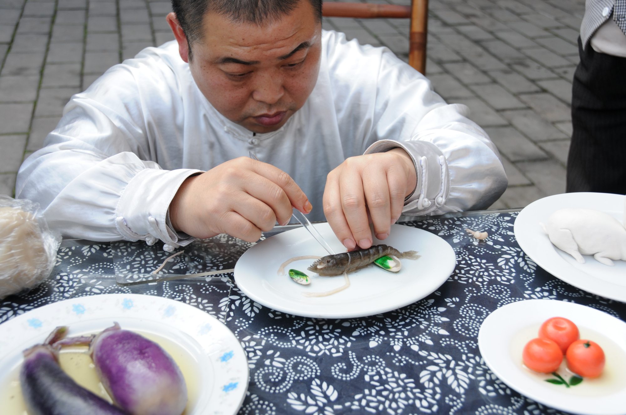 赣南非遗:赣县食贡,用面粉制作的肉类