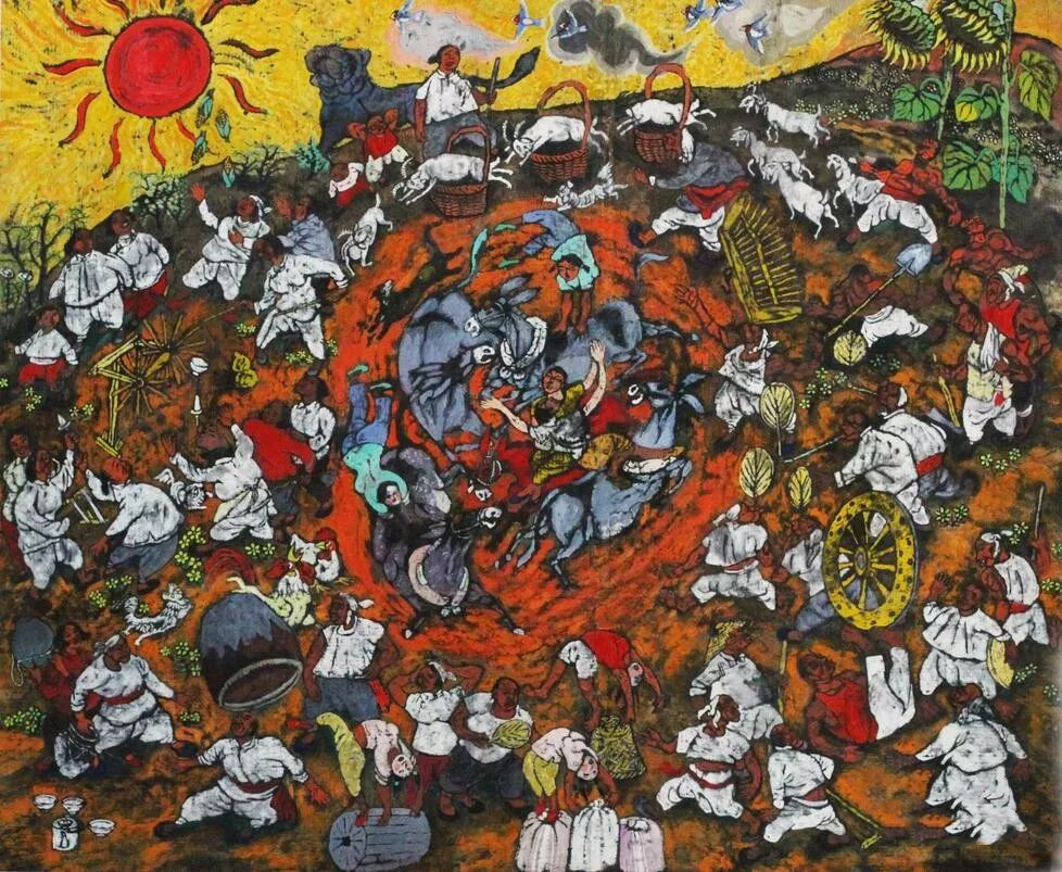 河北民俗 | 辛集农民画,展现着浓浓的乡土气息