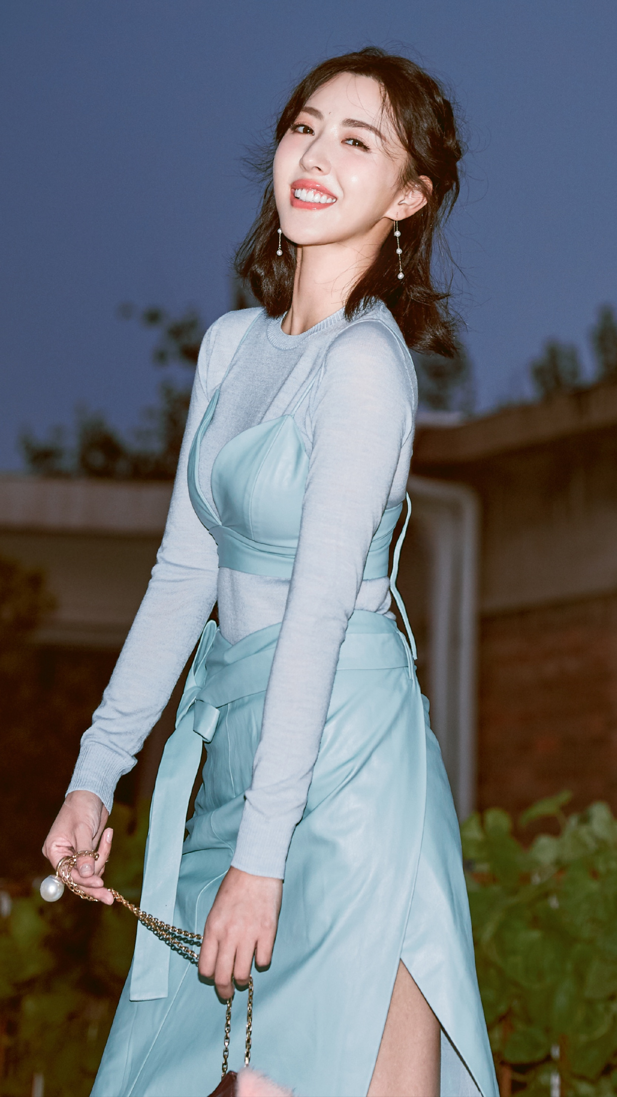 徐小飒有着清纯的外表,傲人的身材,网友:梦中情人