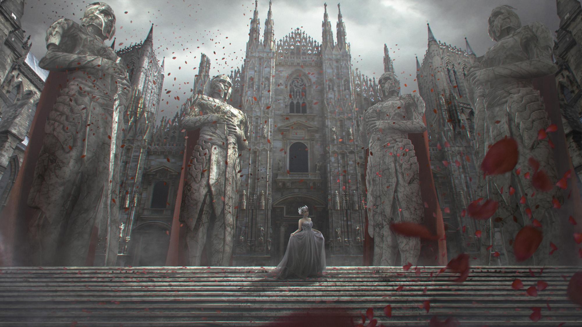 「鬼刀」冰公主cos,场景高度还原