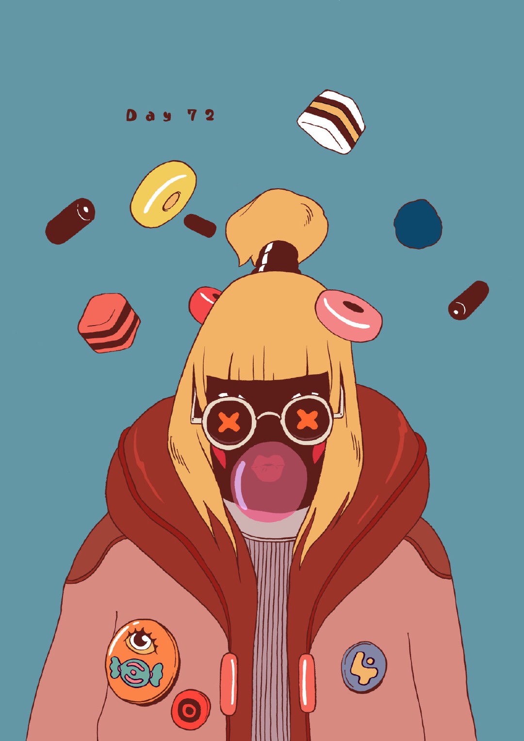 时尚感插画快选去当壁纸!