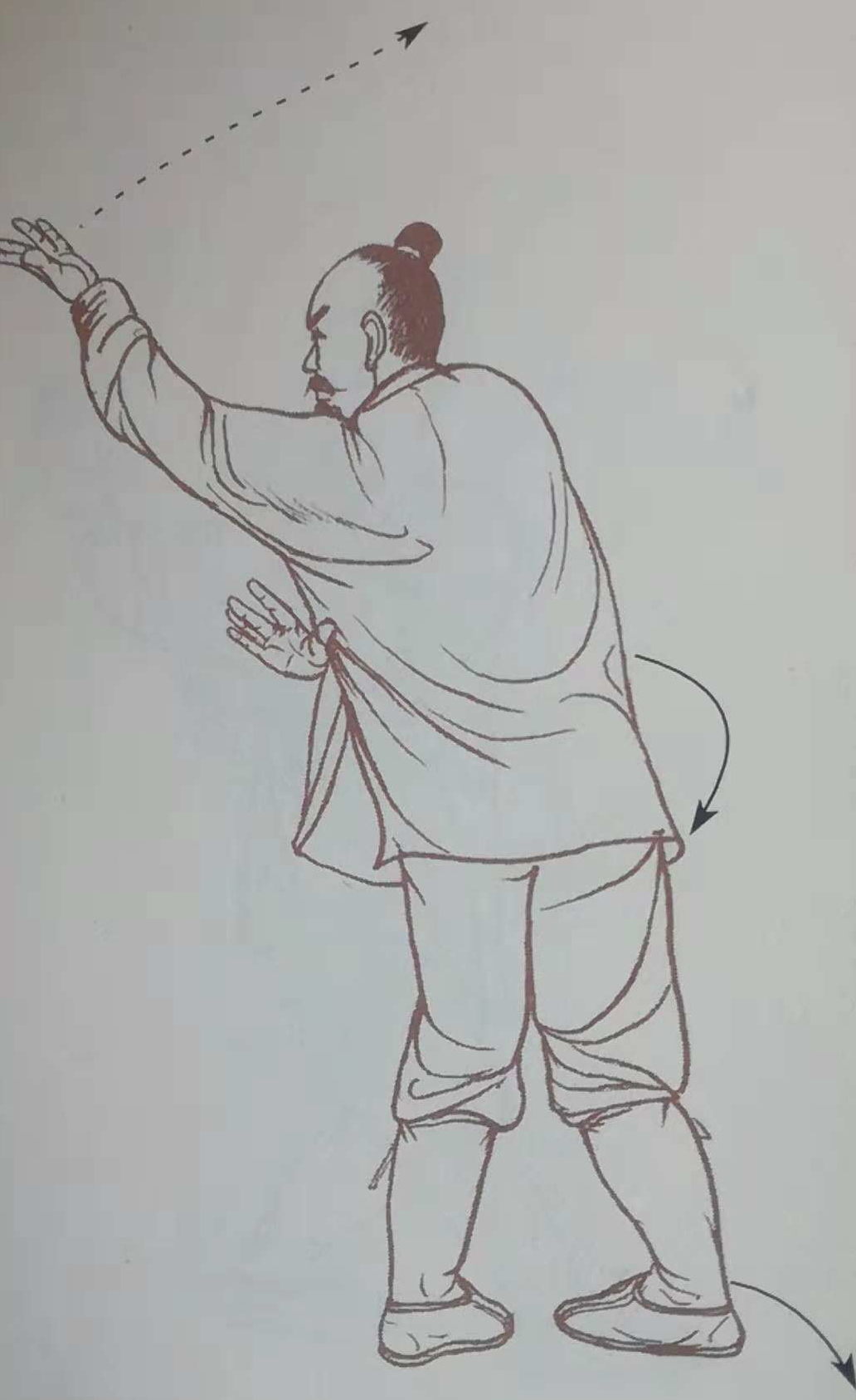 武当山紫宵派技击术之夜叉探海