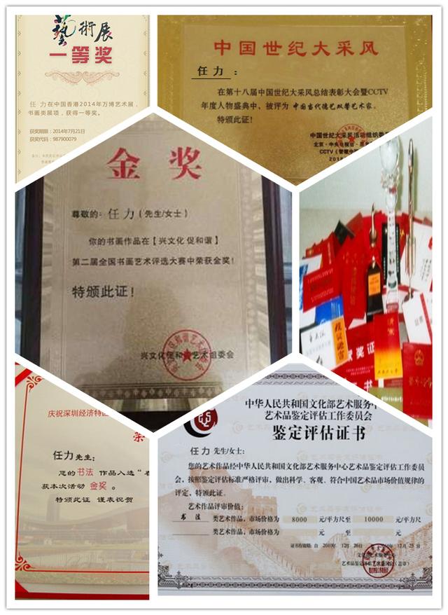 著名书法家任力的艺术简介