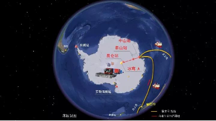 也在中山站,泰山站,昆仑站等广袤的南极冰雪大陆上展开了科学考察