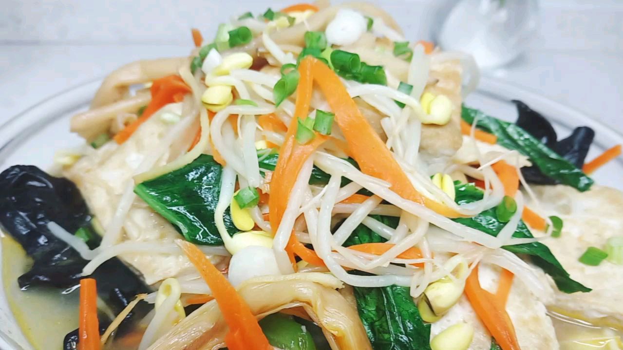 三月瘦身食谱之素四物汤,我一周吃五次,瘦身排毒还补气血超简单