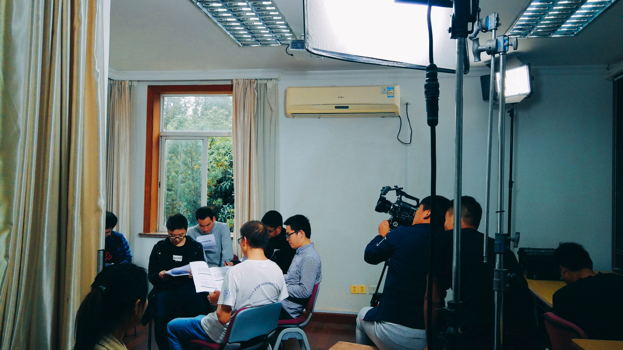 上海交通大学数学科学学院宣传片拍摄完成,正式进行后期流程