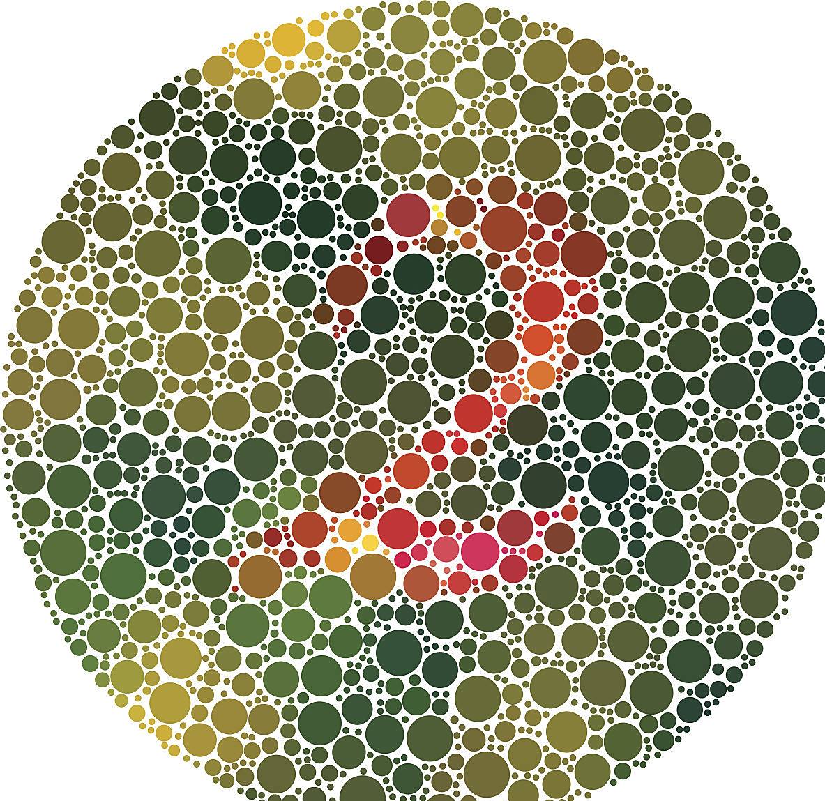 色盲小测试:你能看到图片中的641吗?考驾照的朋友可以一看!