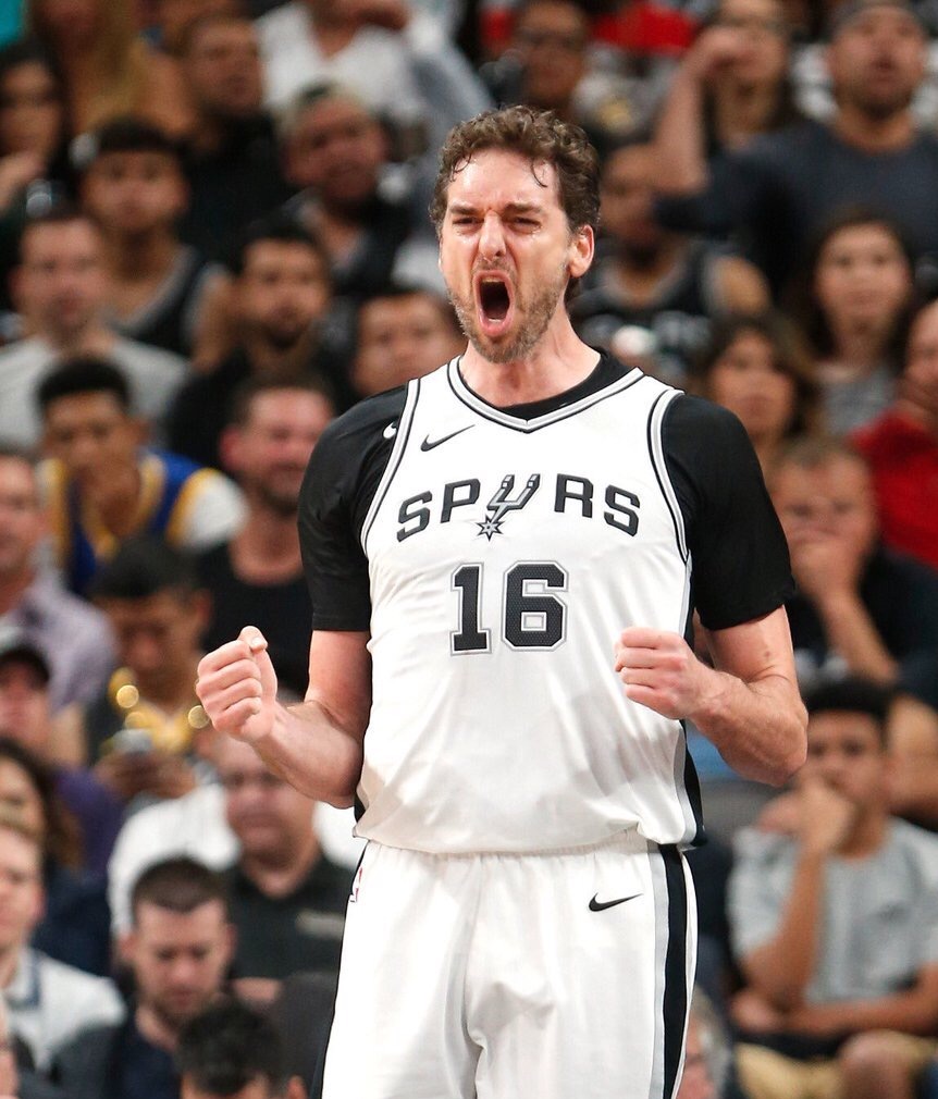 加索尔nba生涯总得分超越大卫罗宾逊 马刺客场输开拓者