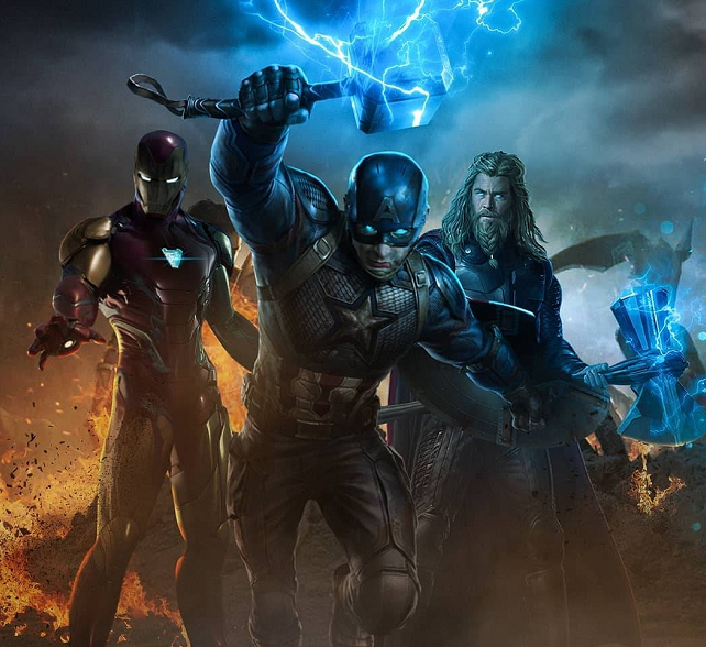 复联4全新6大概念海报,复联三巨头太霸气,看到图6瞬间泪崩!