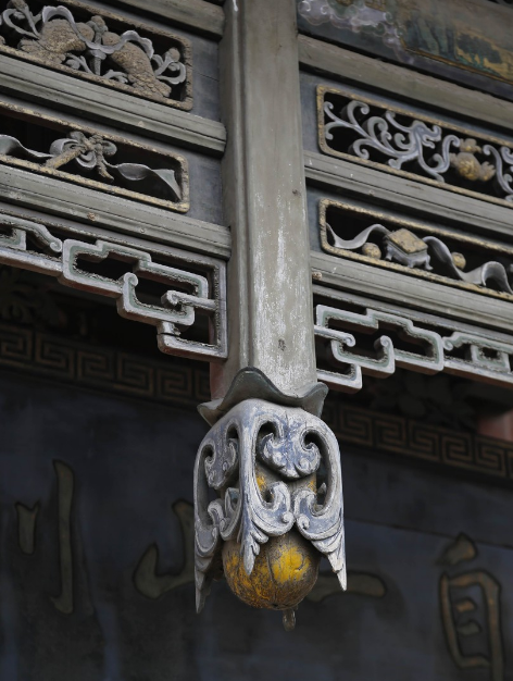 中国古建装饰之美——巧夺天工的精美垂柱