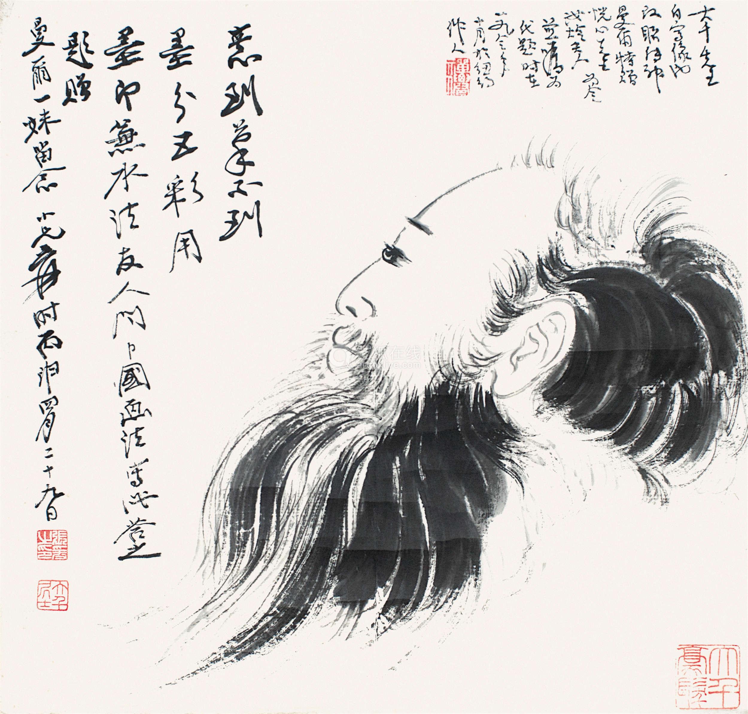 一代大师张大千:画作垫底却得到泸上名媛的青睐,这是真爱啊!